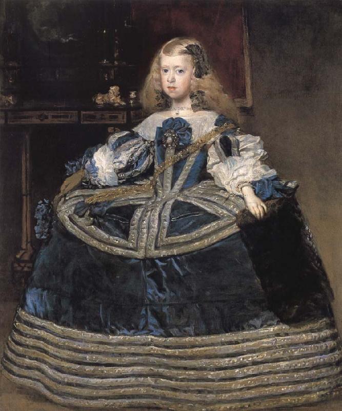 Diego Velazquez Infanta Margarita Teresa in a blue dress Sweden oil painting art